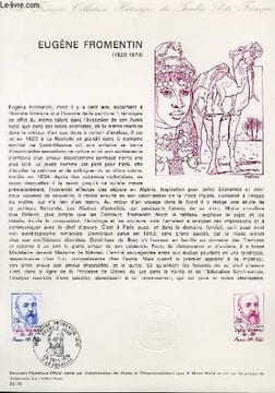 DOCUMENT PHILATELIQUE OFFICIEL N°33-76 - EUGENE FROMENTIN 1820-1876 (N°1897 YVERT ET TELLIER). AUDEFOTTO