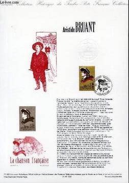DOCUMENT PHILATELIQUE OFFICIEL N°21-90 - ARISTIDE BRUANT (N°2649 YVERT ET TELLIER). ALBUISSON