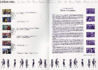 DOCUMENT PHILATELIQUE OFFICIEL - SERIE PERSONNAGES CELEBRES : HEROS DE ROMANS D'AVENTURES (N°3121 YVERT ET TELLIER). CODA G. - HOCHAIN S.