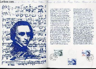 DOCUMENT PHILATELIQUE OFFICIEL - FREDERIC CHOPIN 1810-1849 (N°3287 YVERT ET TELLIER). ALBUISSON