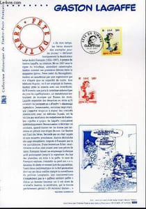DOCUMENT PHILATELIQUE OFFICIEL - FETE DU TIMBRE - GASTON LAGAFFE (N°3370 YVERT ET TELLIER)