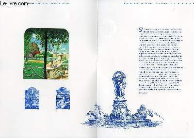 DOCUMENT PHILATELIQUE OFFICIEL - LE SALON DU TIMBRE 2004 - JARDIN DE FRANCE (N°3606-3607 YVERT ET TELLIER). ALBUISSON