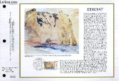 FEUILLET ARTISTIQUE PHILATELIQUE - CEF - N° 867 - ETRETAT