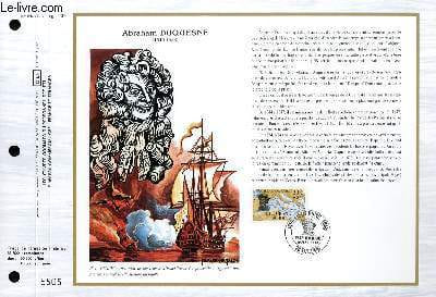 FEUILLET ARTISTIQUE PHILATELIQUE - CEF - N° 894 - ABRAHAM DUQUESNE 1610-1688. COLLECTIF - BEQUET