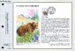 FEUILLET ARTISTIQUE PHILATELIQUE - CEF - N° 1056 - L'OURS DES PYRENEES. COLLECTIF - SAINSON HUGUETTE