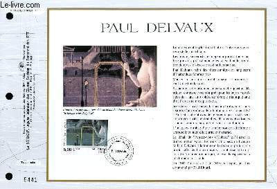 FEUILLET ARTISTIQUE PHILATELIQUE - CEF - N° 1108 - PAUL DELVAUX