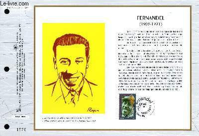 FEUILLET ARTISTIQUE PHILATELIQUE - CEF - N° 1185 - FERNANDEL (1903-1971)