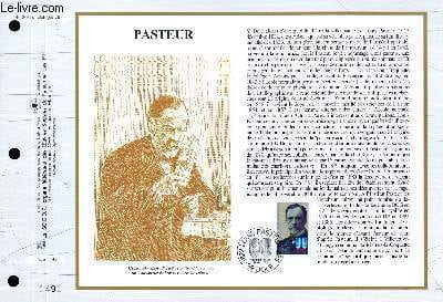 FEUILLET ARTISTIQUE PHILATELIQUE - CEF - N° 1206 - PASTEUR