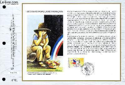 FEUILLET ARTISTIQUE PHILATELIQUE - CEF - N° 1228 - SECOURS POPULAIRE FRANCAIS