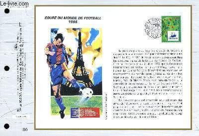 FEUILLET ARTISTIQUE PHILATELIQUE - CEF - N° 1247 - COUPE DU MONDE DE FOOTBALL 1998