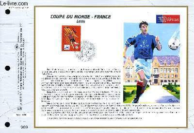 FEUILLET ARTISTIQUE PHILATELIQUE - CEF - N° 1271 - COUPS DU MONDE - FRANCE - LENS