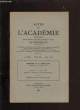 Actes de l'académie nationale des sciences, belles-lettres et arts de Bordeaux. Réception de André Boyé.. ANDRE BOYE