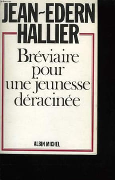 BREVIAIRE POUR UNE JEUNESSE DERACINEE.. HALLIER JEAN-EDERN.