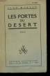 LES PORTES DU DESERT.. MARTET JEAN.
