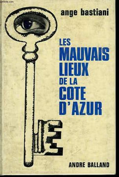 LES MAUVAIS LIEUX DE LA COTE D'AZUR.. BASTIANI ANGE.