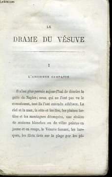 LE DRAME DU VESUVE.. BEULE E.