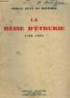 LA REINE D'ETRURIE. 1782-1824.. PRINCE DE BOURBON SIXTE.