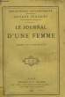 LE JOURNAL D'UNE FEMME.. FEUILLET OCTAVE.