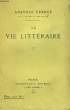 LA VIE LITTERAIRE. TOME 4.. FRANCE ANATOLE.