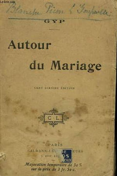 AUTOUR DU MARIAGE.. GYP.
