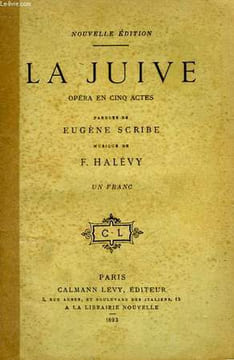 LA JUIVE.. SCRIBE EUGENE.