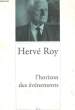 L'HORIZON DES EVENEMENTS.. ROY HERVE.