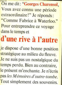 D'UNE RIVE A L'AUTRE