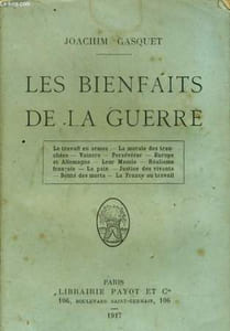 LES BIENFAITS DE LA GUERRE