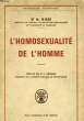 L'HOMOSEXUALITE DE L'HOMME. GIESE H. Dr