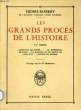 LES GRANDS PROCES DE L'HISTOIRE, 6ème SERIE. HENRI-ROBERT