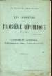 LES ORIGINES DE LA TROISIEME REPUBLIQUE 1871-1876. BERTRAND Alphonse