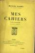 MES CAHIERS, TOME 5, 1906-1907. BARRES Maurice