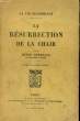 LA RESURRECTION DE LA CHAIR. BORDEAUX Henry