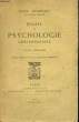 ESSAIS DE PSYCHOLOGIE CONTEMPORAINE, TOMES 1 ET 2. BOURGET Paul
