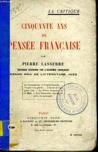 CINQUANTE ANS DE PENSEE FRANCAISE
