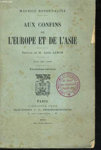 AUX CONFINS DE L'EUROPE ET DE L'ASIE