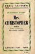 MRS. CHRISTOPHER. MYERS Elizabeth