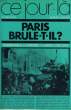 PARIS BRULE T-IL? 25 AOUT 1944.. LAPIERRE DOMINIQUE ET COLLINS LARRY.