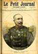 LE PETIT JOURNAL - supplément illustré numéro 114 - LE GENERAL LOIZILLON, MINISTRE DE LA GUERRE - M. CASIMIR-PERIER, PRESIDENT DE LA CHAMBRE DES ...
