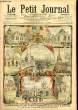 LE PETIT JOURNAL - supplément illustré numéro 764 - L'EXPOSITION UNIVERSELLE DE LIEGE - UNE CATASTROPHE EN MER: COLLISION ENTRE LE VAISSEAU-ECOLE ...
