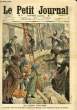 LE PETIT JOURNAL - supplément illustré numéro 991 - LES PASSANTS JETTENT DES FLEURS DANS LE TROU DE LA RUE TOURLAQUE OU UNE MALHEUREUSE FEMME EST ...