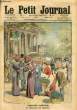 LE PETIT JOURNAL - supplément illustré numéro 1064 - TABLEAUX PARISIENS, LE DIMANCHE DES RAMEAUX - DEBARQUEMENT D'UN BATAILLON DE TIRAILLEURS ...