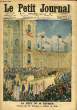 LE PETIT JOURNAL - supplément illustré numéro 1162 - LA FETE DU 18 FEVRIER: ARRIVEE DE M. POINCARE A L'HOTEL DE VILLE - LA REPRISE DU BOMBARDEMENT ...