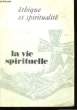 LA VIE SPIRITUELLE.. COLLECTIF.