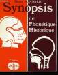 SYNOPSIS DE PHONETIQUE HISTORIQUE.. HENRI BONNARD.