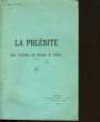 LA PHLEBITE DANS L'EVOLUTION DES FIBROMES DE L'UTERUS.. DR MARCEL GUILLOT.