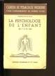 LA PSYCHOLOGIE DE L'ENFANT DE 7 à 14 ANS.. COLLECTIF.