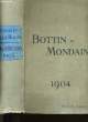 BOTTIN MONDAIN. ANNUAIRE DIDOT-BOTTIN. 1904. . TOME 2.. COLLECTIF.