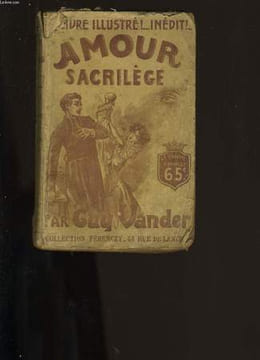 AMOUR SACRILEGE.. GUY VANDER.
