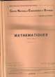MATHEMATIQUES . EN 3 TOMES.. CENTRE NATIONAL D'ENSEIGNEMENT A DISTANCE.